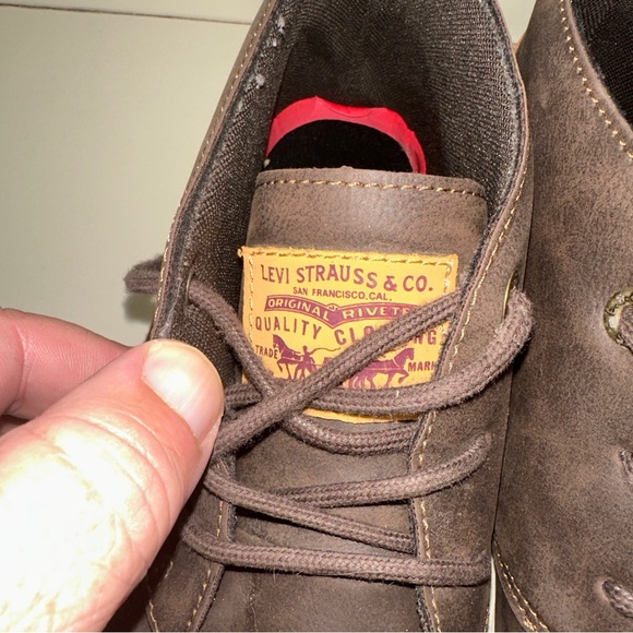 Levi Strauss & Co. Men's Size 10 Brown Lace Up Ankle Boots - Picture 3 of 4